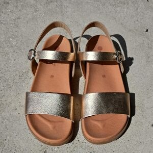 Eric Michael Gold Sandals